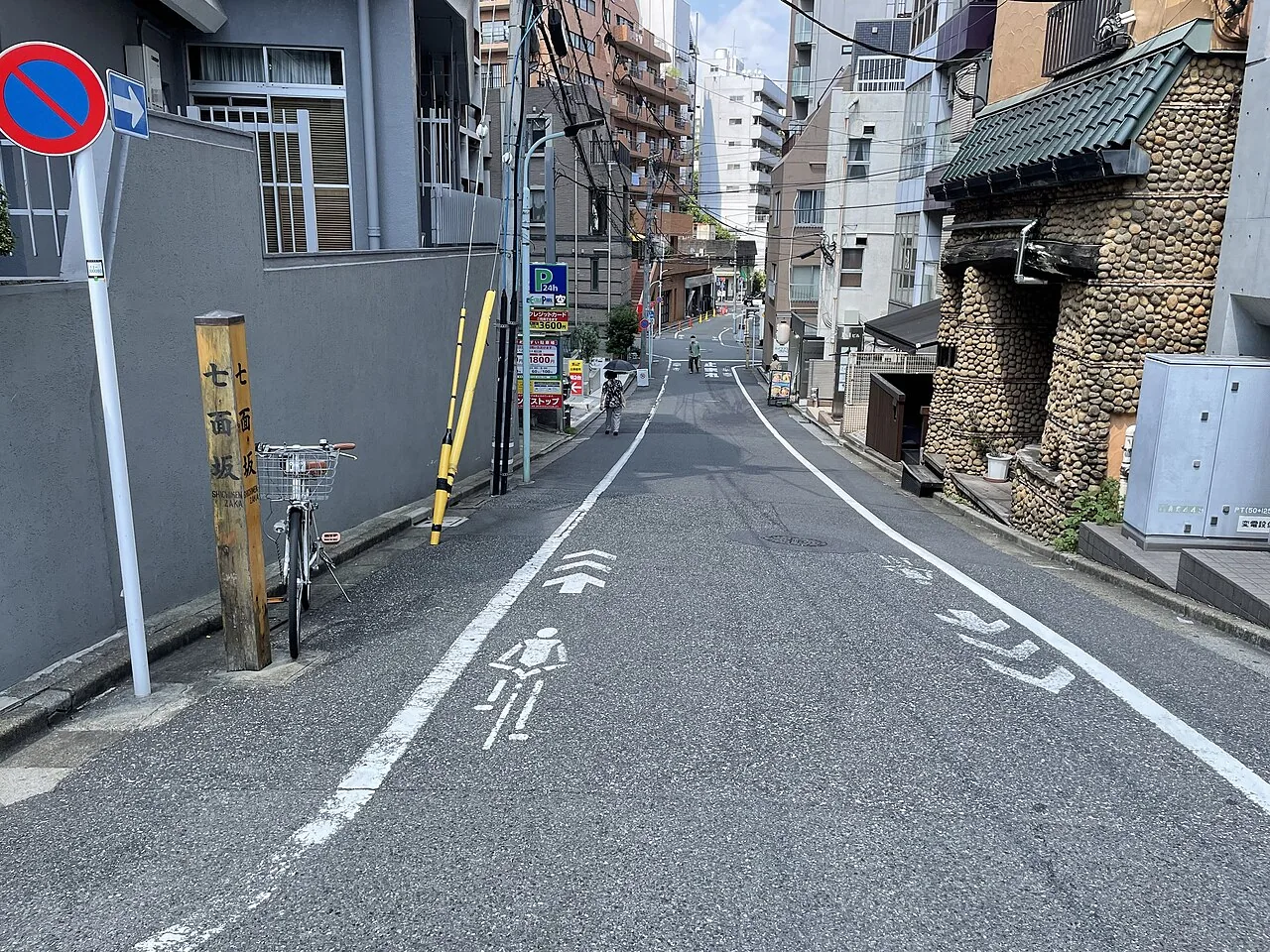 麻布十番の七面坂